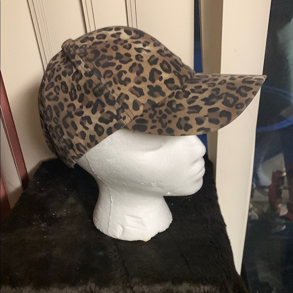 Leopard print hat